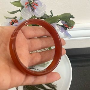 Vintage Caramel Brown Bakelite Bangle